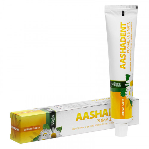 Зубная паста Aashadent Ромашка и Мята, 100 мл купить в интернет ...